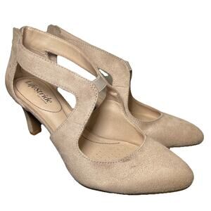 Life Stride Soft System Women’s Tan Giovanna 2 high Heel pumps Size 8.5W